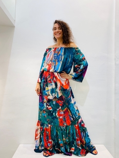 Imagem do Vestido Cigana Crepe Joan Green