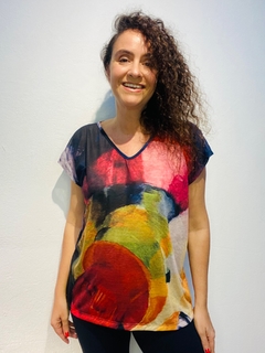 Camiseta Kaftan Vual de Malha Kupkla - buy online