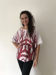Camiseta Morcego Cetim Coral - online store