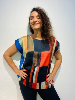 Image of Camiseta Kaftan Cetim Klee