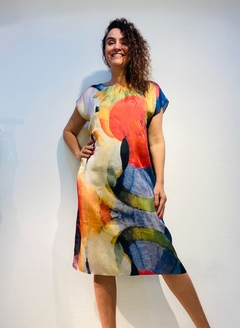 Vestido Kaftan Cetim Kupkla - online store