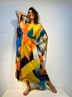 Vestido Maxi Longo Cetim Round - comprar online