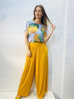 Camiseta Básica Cetim Limão Siciliano - loja online
