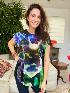 Camiseta Kaftan Seda Orquídea - buy online