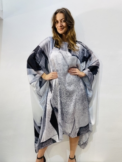 Vestido Maxi Curto Cetim Arquitetura na internet