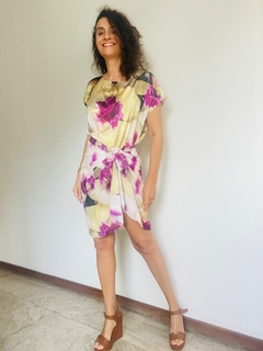 Saia Pareô Curta Crepe Orquídea Branco - buy online