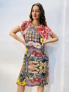 Vestido Kaftan Jersey Cactus na internet