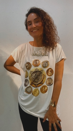Camiseta Kaftan Jersey Moedas - comprar online