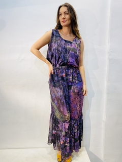 Regata Básica Tafetá Monet Roxo - comprar online