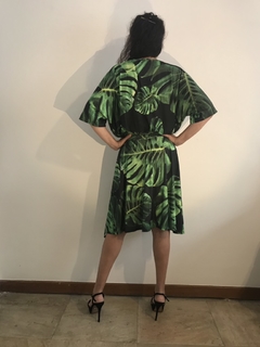 Vestido Curto Morcego Evasê Jersey Costela de Adão - loja online
