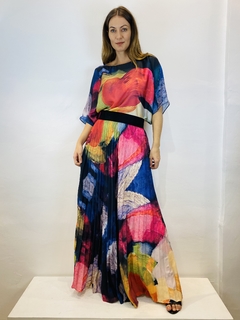 Saia Plissada Crepe Kupkla - loja online