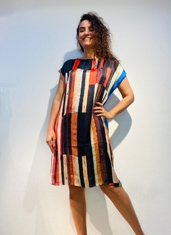 Vestido Kaftan Cetim Klee