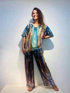 Image of Calça Reta Jersey Munch