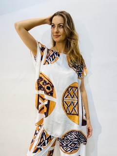 Imagem do Camiseta Kaftan Cetim Indigena
