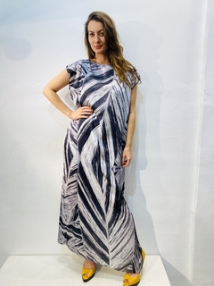 Vestido Kaftan Longo Folha Listra - buy online