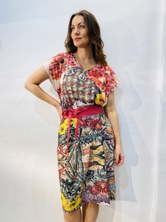 Vestido Kaftan Jersey Cactus - loja online