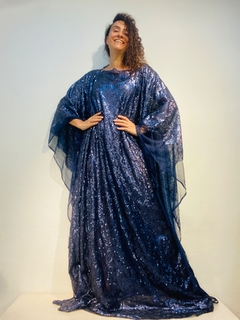 Vestido Maxi Longo Paetê Indigo - buy online