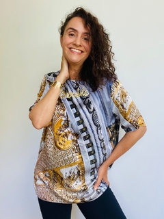 Camiseta Básica Seda Pura Cupula Ouro - buy online