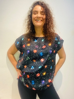 Camiseta Kaftan Cetim Zodiac Joy - online store