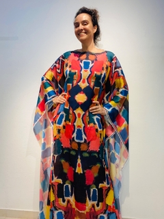 Vestido Maxi Longo Cetim Fabienne - buy online
