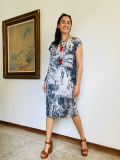 Vestido kaftan Cetim Coqueiros - buy online