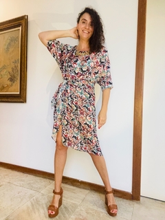 Image of Saia Pareô Chiffon Borboletas