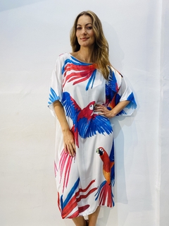 Vestido T Cetim Arara na internet