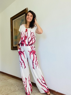 Image of Camiseta Kaftan Jersey Coral