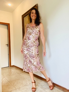Regata Básica Paetê Rosa - comprar online