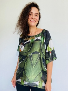 Camiseta Morcego Cetim Bananeiras - comprar online