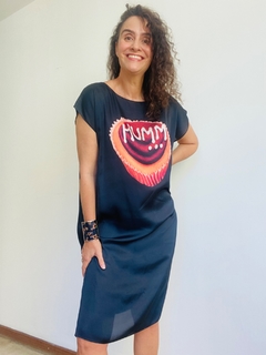 Vestido Kaftan Cetim Cupcake Humm - comprar online