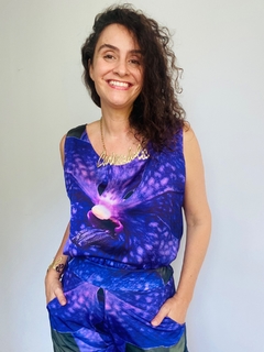 Regata Básica Cetim Orquídea Roxa - ALESSA