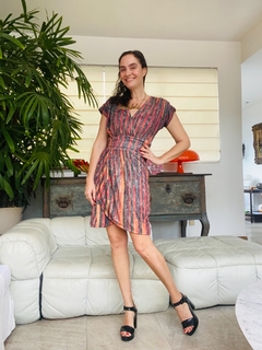 Vestido Tulipa Jersey Paul Klee Vermelho - comprar online
