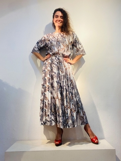 Saia Plissada Tafetá Zebra - buy online