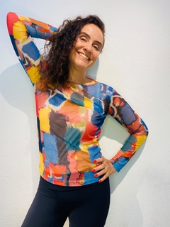 Blusa Pele Tule Fabienne - ALESSA