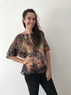Camiseta Morcego Cetim Tropical  na internet