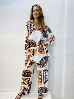 Imagem do Camisa Social Crepe Indigena