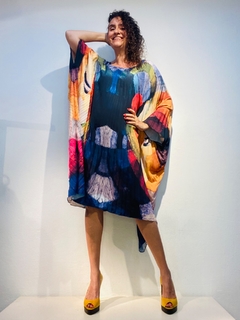 Vestido Plissado Curto Crepe Kupkla - online store