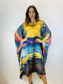Vestido Maxi Curto Cetim Balneário na internet