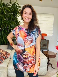 Camiseta Kaftan Seda Concha MIX - loja online