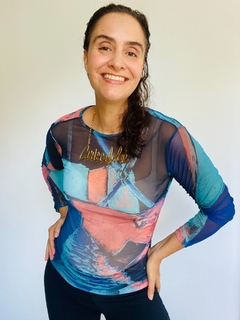Blusa Pele Tule Moinho Invert - comprar online