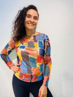 Blusa Pele Tule Fabienne - online store