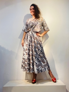 Saia Evasê Tafetá Zebra - buy online