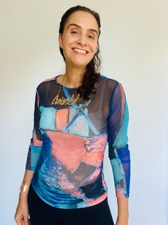 Blusa Pele Tule Moinho Invert - comprar online