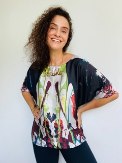Camiseta Morcego Cetim Ganesha on internet