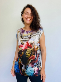 Camiseta Kaftan Seda Pura Afresco - comprar online