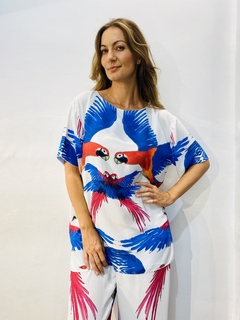 Imagem do Camiseta Basica Crepe Arara