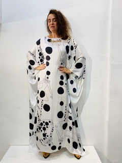 Vestido Maxi Longo Cetim Colombina - comprar online