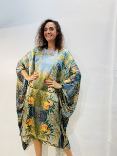 Vestido Maxi Curto Cetim Arara Verde - online store
