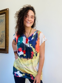 Imagem do Camiseta Kaftan V Jersey Comunhão